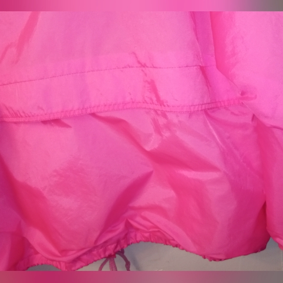 🌺VINTAGE 90'S HOT PINK WINDBREAKER PLUS SIZE 24W WOMEN'S JACKET - Picture 8 of 10